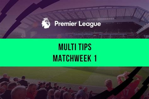 English premier league Multi Builder Odds & Betting Markets.